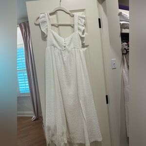 White boutique dress